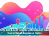 SEO and Local Search Optimization Can Boost Small Business Sales