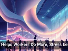 AI Helps Workers Do More, Stress Less