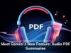 Meet Gemini’s New Feature: Audio PDF Summaries