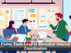 Faster Tools Lead to Smoother Internal Coordination