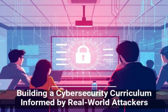 Building a Cybersecurity Curriculum Informed by Real-World Attackers