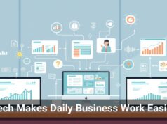 Tech Makes Daily Business Work Easier